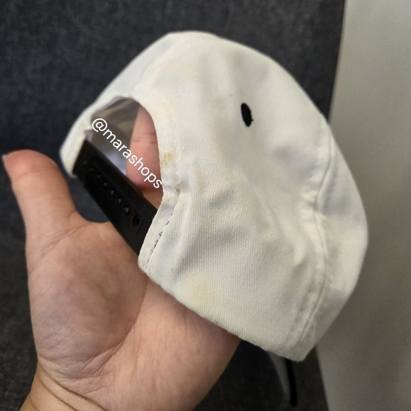 Vintage 90's Chicago Bulls Logo 7 Sharktooth Snapback Basketball Hat - Picture 5 of 8